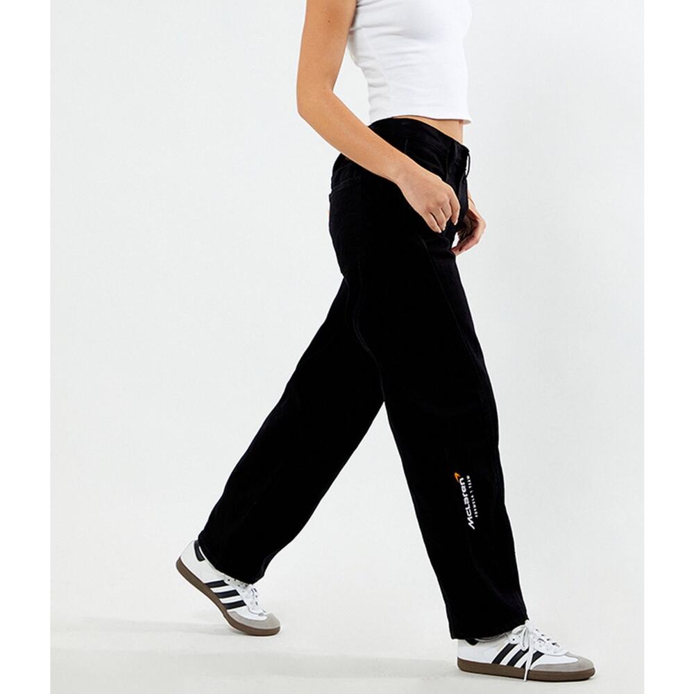 Levi's x McLaren Speed Baggy Jeans Black Formula 1 Racing Womens Sz 29